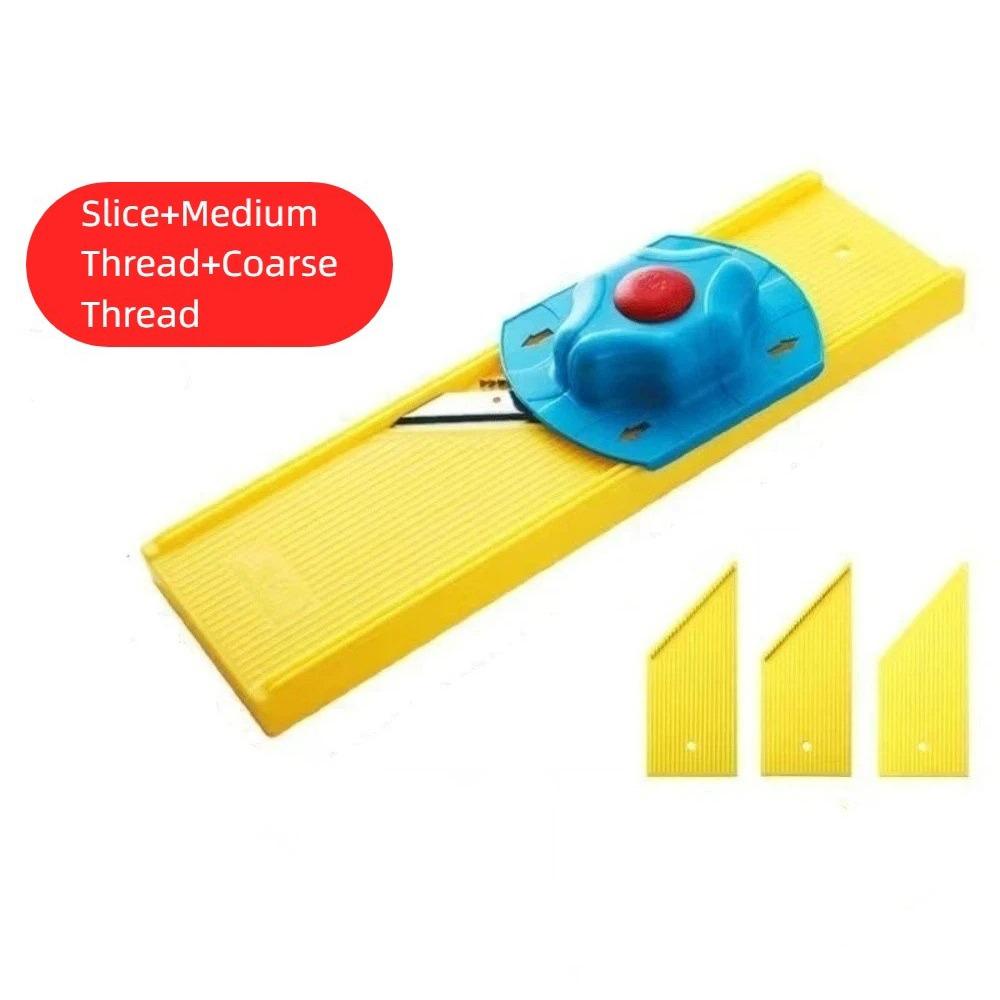 Manual Vegetable Cutter Plastic Speedy Slicing Potato Shredder Stainless Steel with Hand Protector Julienne Cutter