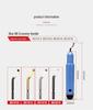 Plastic Handle Deburring Scraper Tool with Stainless Steel BS1010 Chamfering Blade 1018