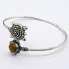 Tiger Eye Gemstone Ethnic Handmade Adjustable Bangle Jewelry 8 Gms BN 87