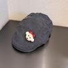 JYL TS DIY  Beret Women Autumn Winter Casual  Solid Color Painter Hat