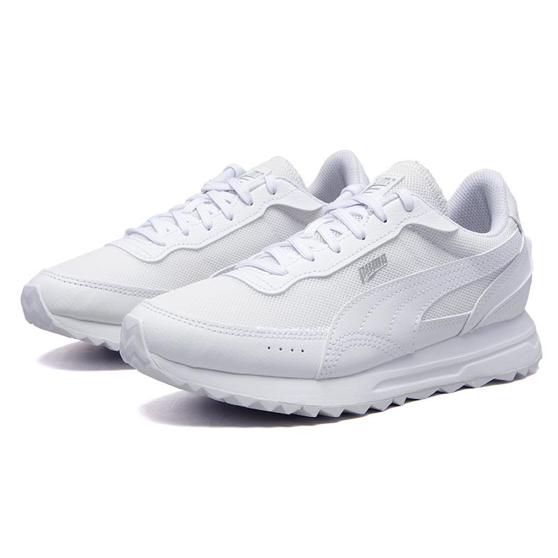 Puma Road Rider Tessuto in Pelle Pelle Sintetica Confortevole Quotidiano Basso Lifestyle Scarpe Casual Unisex Scarpe Casual Bianco 397432-06