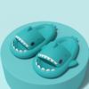 Cute Shark Slippers 4CM Platform Women Men Indoor Bathroom Slides Couples Summer Shoes Soft EVA Female Male Beach Flip Flops