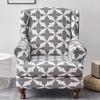 Copridivano per poltrona Wingback, 2 pezzi/set, copridivano elasticizzato, copripoltrona, protezione per mobili, fondo elastico per soggiorno