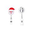 Christmas Badge Holder with Belt Clip Spring Loaded Retractable ABS Badge Holder for Doctor Nurse Student Teacher
