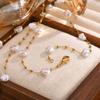 2025 New Simple Long Imitation Pearls Back Necklace for Women Sexy Tassel Pearl Harness Bikini Chest Chain Body Jewelry Gift