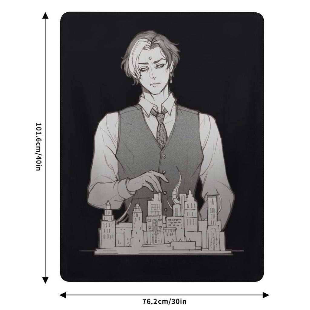 Emet-selch - The Architect \t Throw Blanket Color Fast Cozy Throw Blanket
