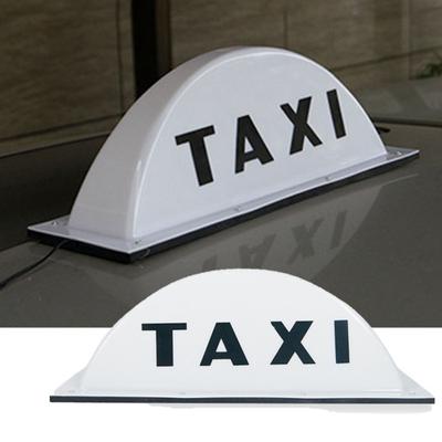 12V Taxi Cab Sign Roof Top Topper Auto Magnetic Lamp LED Light Waterproof Taxi Roof Lamp Energy Efficient Bright Top Board Roof Sign