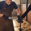 Hoof Rasp Horseshoe File with Handle High-carbon Steel Farrier Tool Double Sided Horse Hoof Trimmer Animal Foot File Equine Grooming Supplies Stable