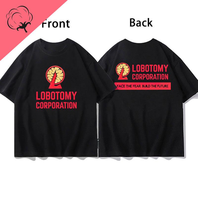 Hot Game Shirt Lobotomy Corporation Anime Camiseta Vintage Classic Cotton Crewneck Streetwear Harajuku Printed Tee