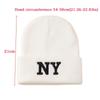 Solid Color Cold Cap Letter embroidery Knitted Skull Bonnet Winter Warm Knitted Beanies Hat  Unisex
