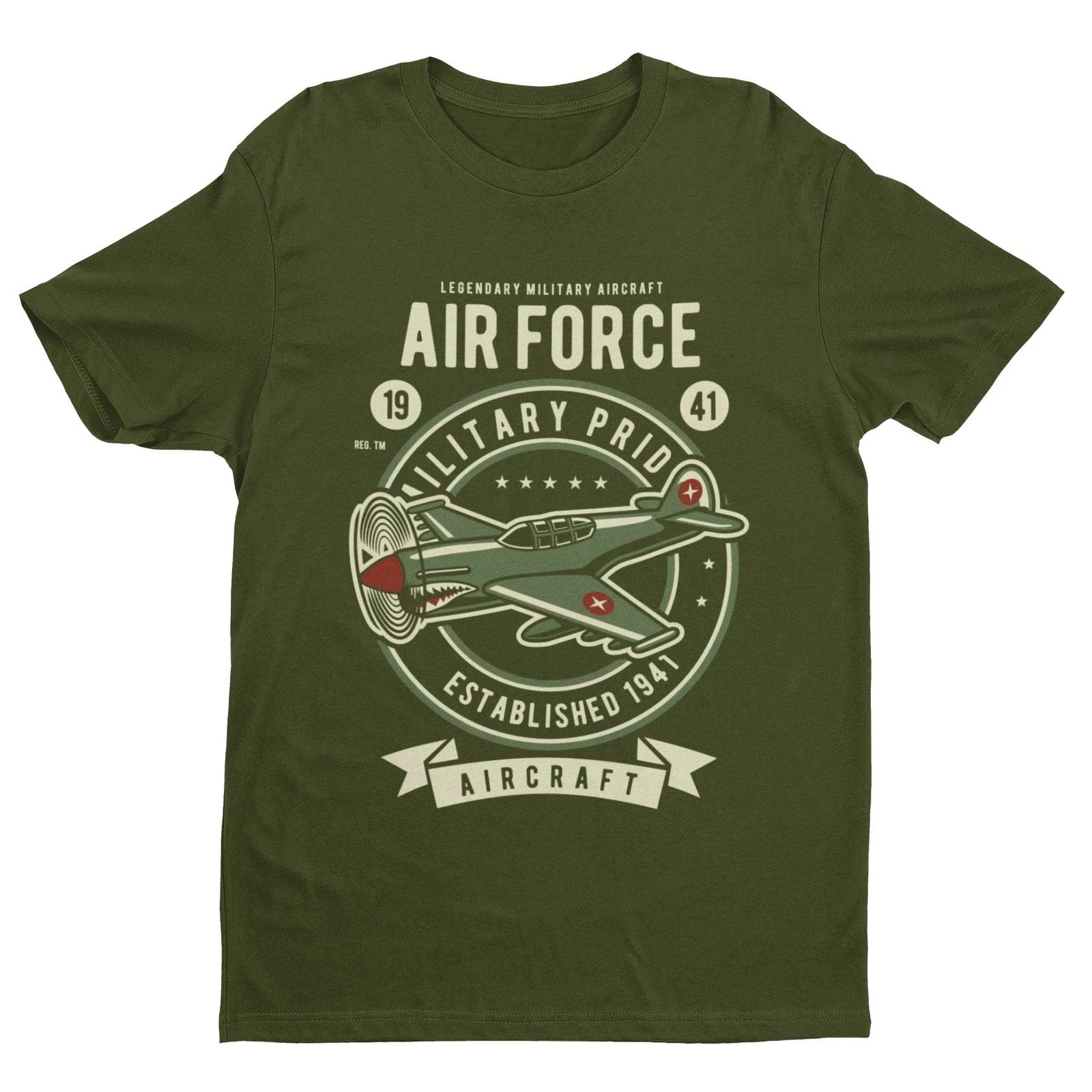Air Force 1941 Classic Aircraft T Shirt Military Plane Spotter Aeroplane Gift L