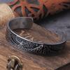 Bracciali Talismano Vikingo Salute Albero della Vita Nodo della Fortuna Rune Trinità Polsino Magnetico Rigido Donne Uomini Bracciale Regolabile