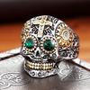 New Retro Punk Super Cool Mexican Day of the Dead Skull Man