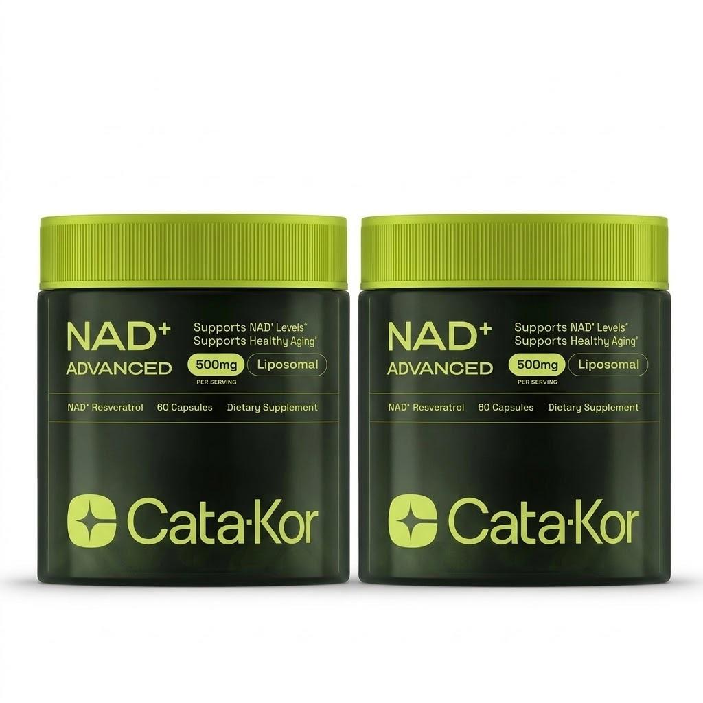 Cata-Kor 500mg - NAD+-Supplement zur Unterstützung der Hautalterung, Energie & Fokus - 60 Stk.