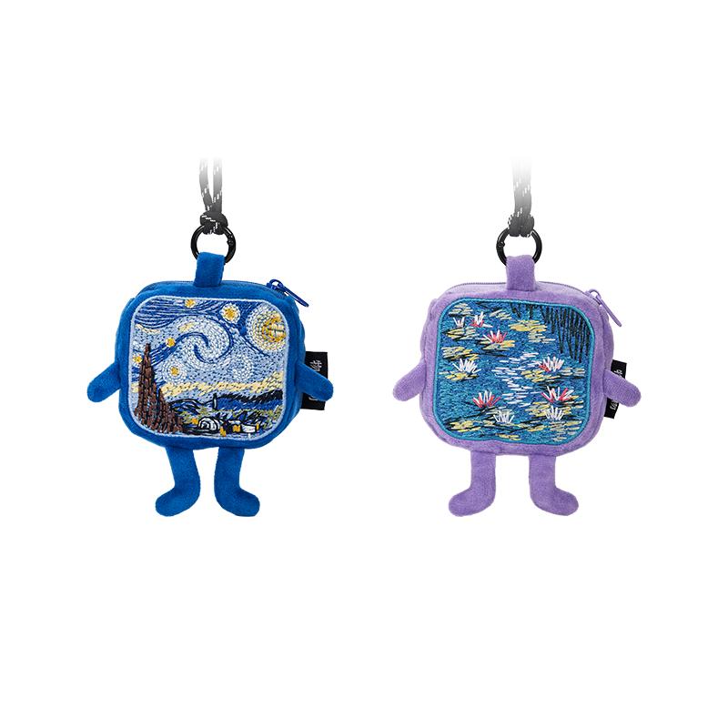Британский музей Ван Гог Звездная ночь Кубическая сумка-органайзер Подвеска