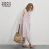 Teenie Weenie Women's Bear Print V-Neck Long Dress