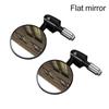 2pcs Universal Bicycle Mirror Handlebar Rearview Mirror  7/8" Handle Bar End Foldable Motorbike Side