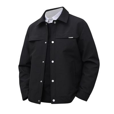 Fat and Plus Size Men's Casual Collar Jacket, Fashionable and Versatile Men's Jacket