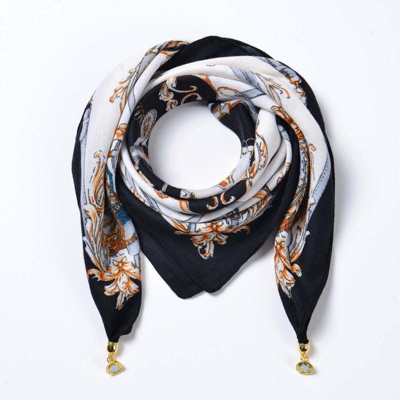 Ladies Warm Magnetic Triangle Neck Protection Scarf Premium Versatile Velvet Decorative Scarf Scarf