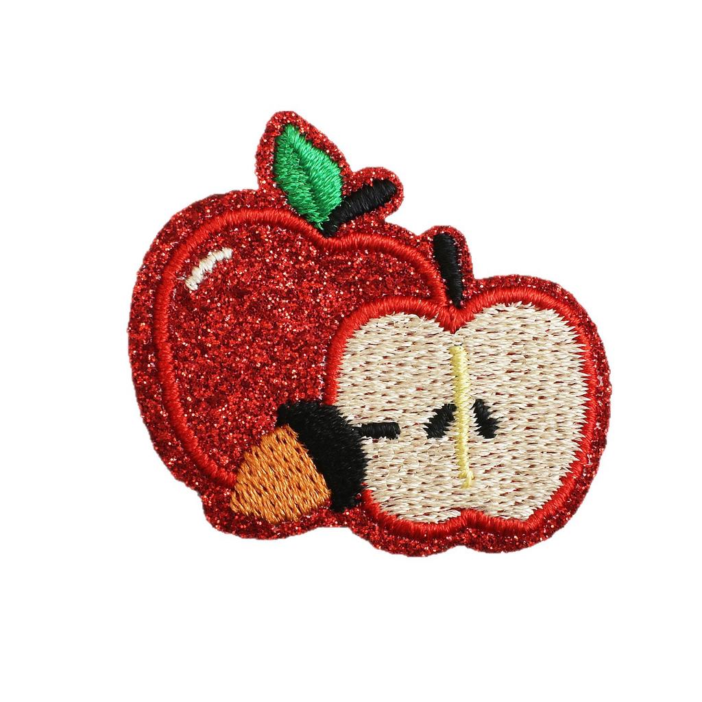Christmas Embroidery Cloth Sticker Snowflake Elk Patch Sticker Decorative Apple Socks Embroidery Sticker Christmas Bell Heat Transfer