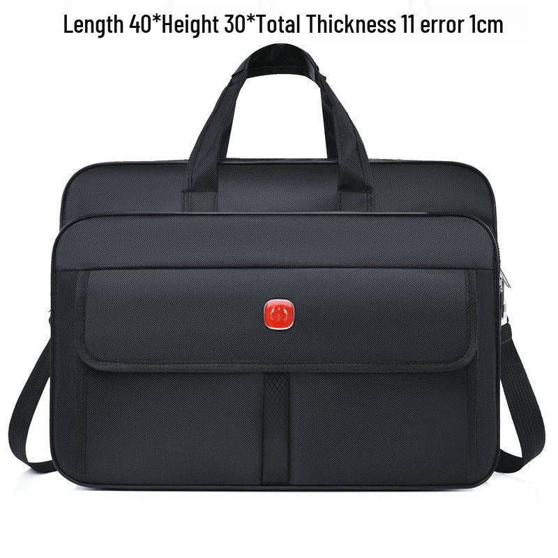 Men's 20" Oversized Waterproof Oxford Messenger Bag - Durable Business & Travel Briefcase