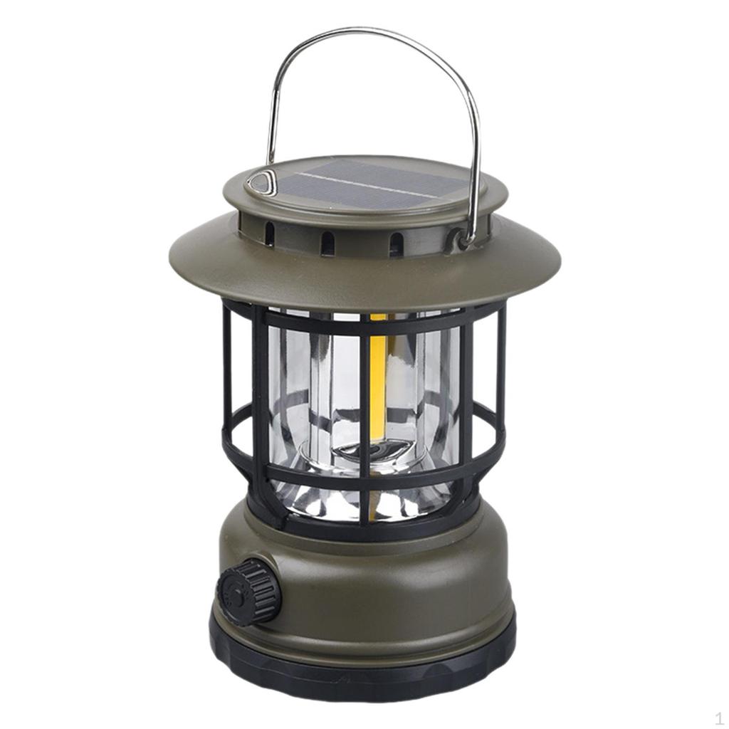 Solar Camping Lantern Camp Ambient Light COB for Traveling