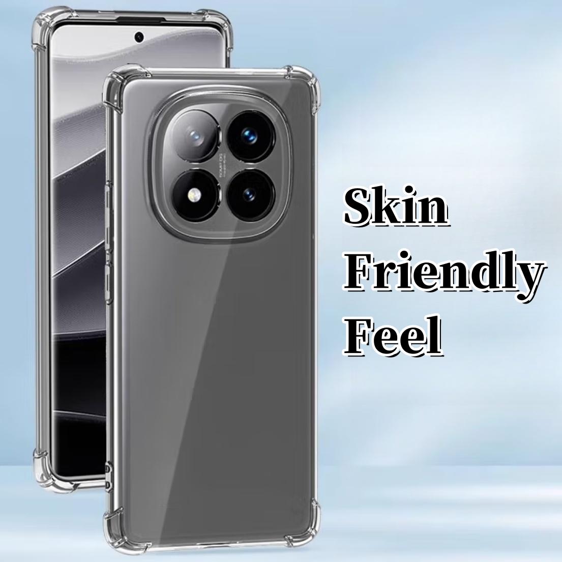 Прозрачный противоударный чехол из ТПУ для Redmi Note 14 Pro+ / Note 14 Pro 5G / Note 14 Pro 4G / Note 14 5G / Note 14 4G - Прозрачный Redmi Note 14 Pro+ 5G (Global) прозрачный