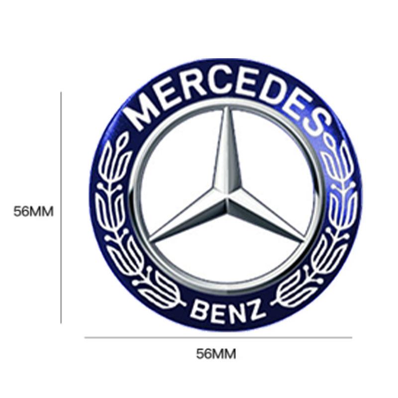 56mm Car Wheel Center Hub Cap Rim Cover Emblem Stickers For Mercedes Benz S320 W164 W203 W204 W168 C180 E320 Car Accessories CL1
