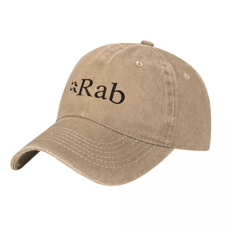 Casquette de baseball Rab en toile lavée Chapeau classique d'aventure en plein air pour unisexe et femmes