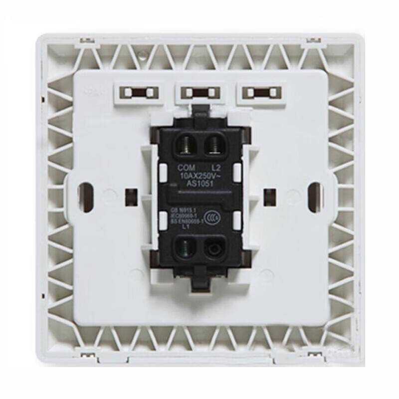 ABB Delux Series 10A Single-Gang 2-Way Wall Switch