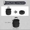 Foldable Gardening Tool Bag Portable Camping Picnic Storage Basket Home Storage Bag with Pockets