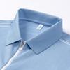 JOW Men's Cotton Linen Blend Zipper Polo T-shirt