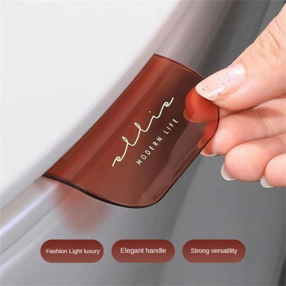 Transparent Toilet Lid Lifter Seat Handle Holder Portable Toilet Lifting Device Self Adhesive Lid Lift Toilet Lid Lift Tool