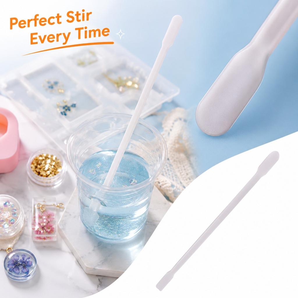 16 Silicone Stir Sticks for Epoxy Resin Crafts, Mixing Tools