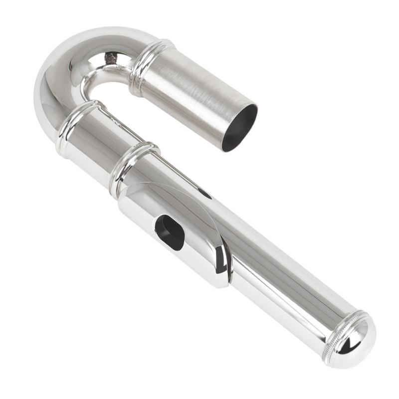 Flute Curved Headjoint Copper Nickel-plated Headjoint Musical Instruments Accessories For Beginner