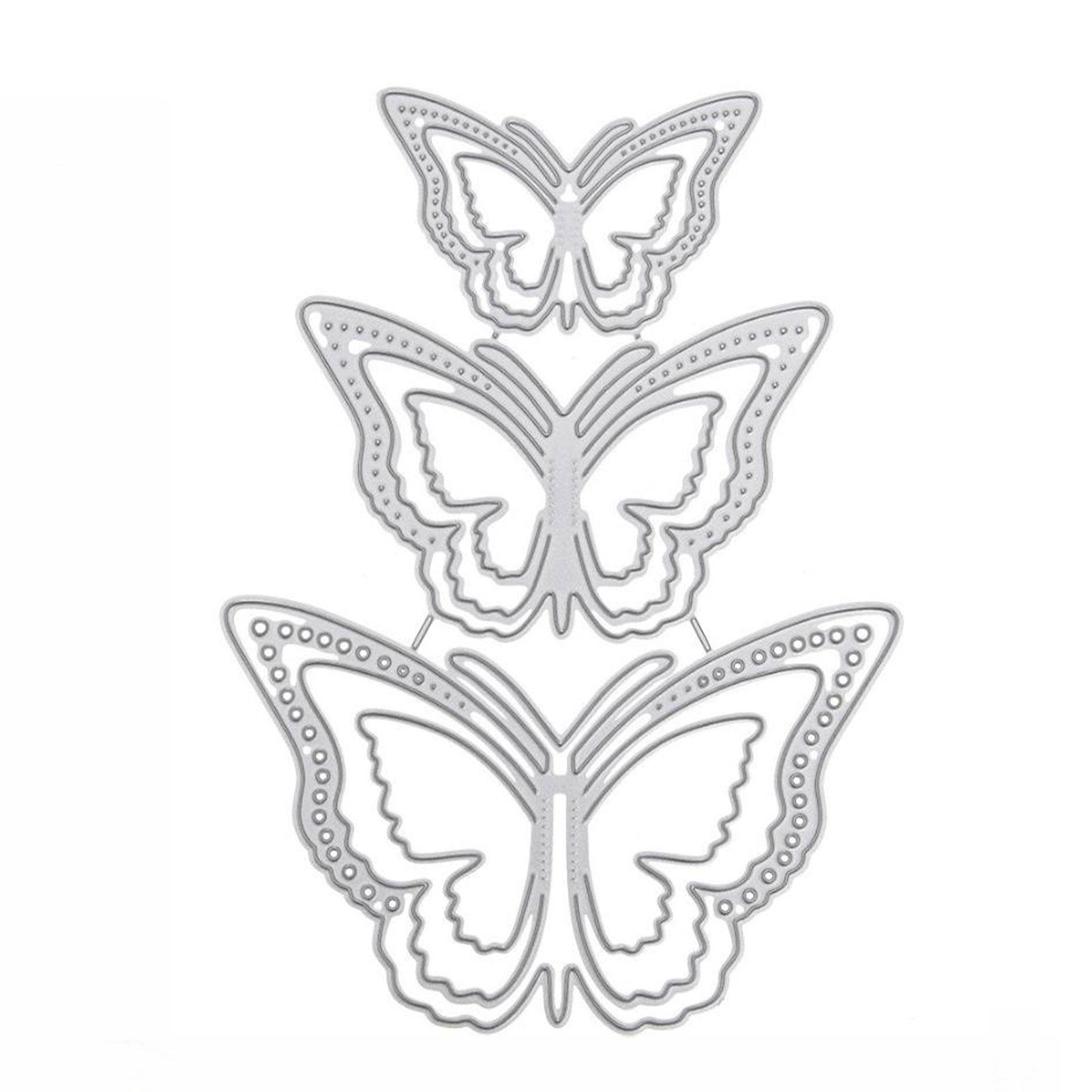 

Металлические вырубки 3D Бабочка Скрапбукинг и Изготовление Открыток Рамка Бабочка Вырубные Ножи Вырезают Картон