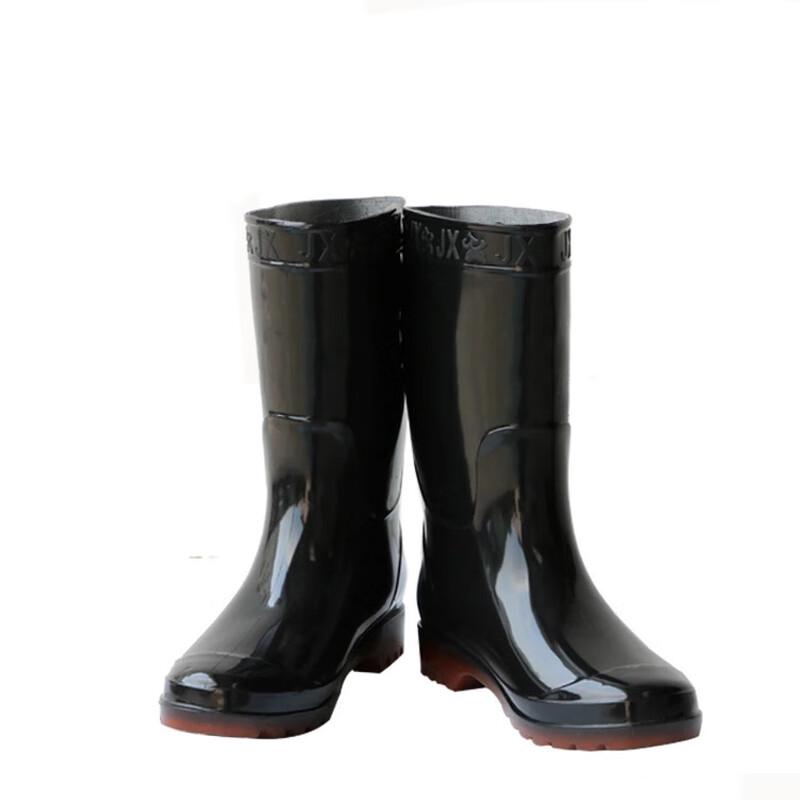 Pulia Men s Mid-Calf Rain Boots