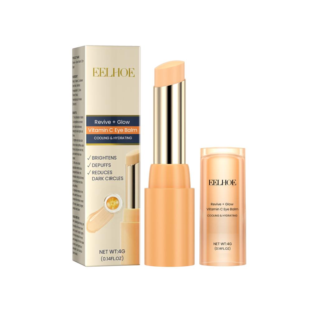 Vitamin C Eye Cream Stick Lightens Eye Bags Fine Lines Crow's Feet Firming Skin Moisturizing Eye Cream Stick