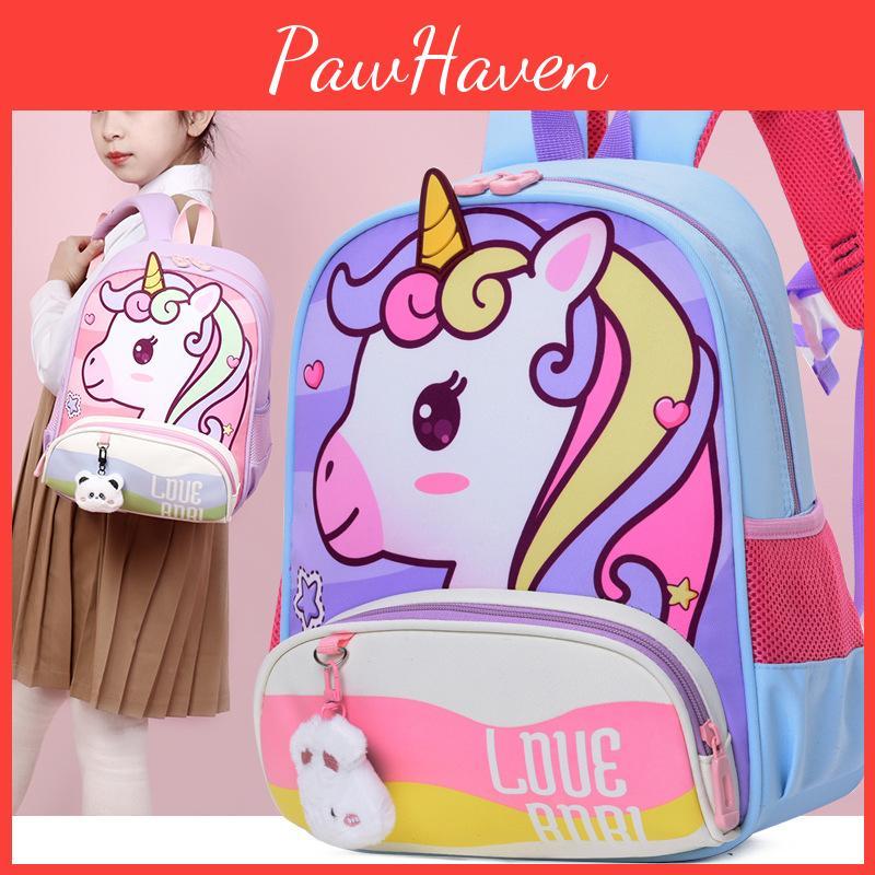 Fun And Playful Childrens Backpack With Comfortable Curved Straps Easy Carrying