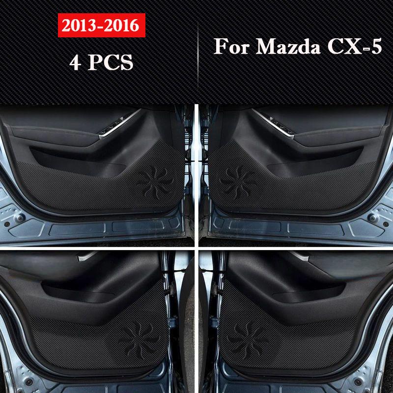 

For Mazda CX-5 2013 - 2026 Car Door Anti-kick Pad Leather Interior Protection Anti-dirty Sticker Decor Stickers Accessories
