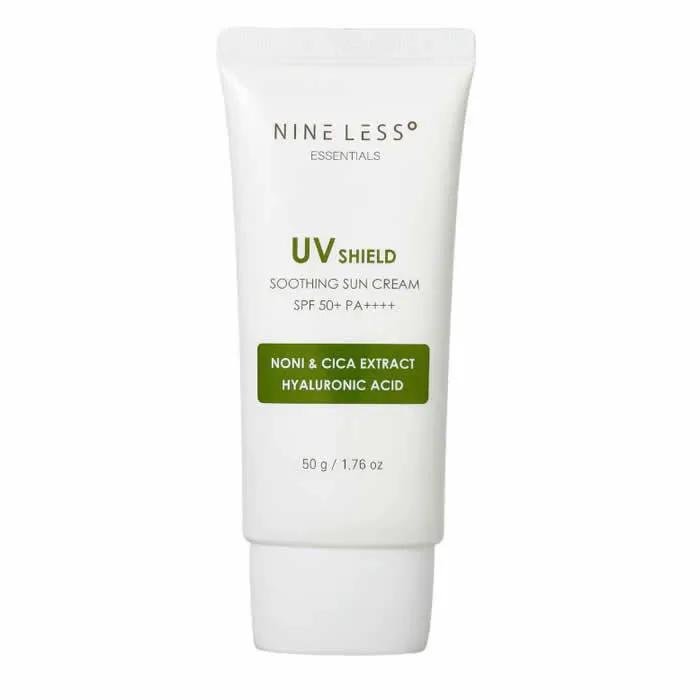 

Nine Less Essentials UV Shield Soothing Sun Cream SPF 50+ 50g