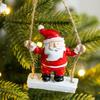 Christmas Swing Ornament User friendly Resin Hanging Decoration For Tree Wall Window Holiday Festival Decors Gift