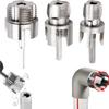 3PCS Heavy-Duty PVC/Plastic Pipe Threading Tool Kit 1/2" 3/4" 1" Male & Female Threads for PVC PPR MPP Pipes