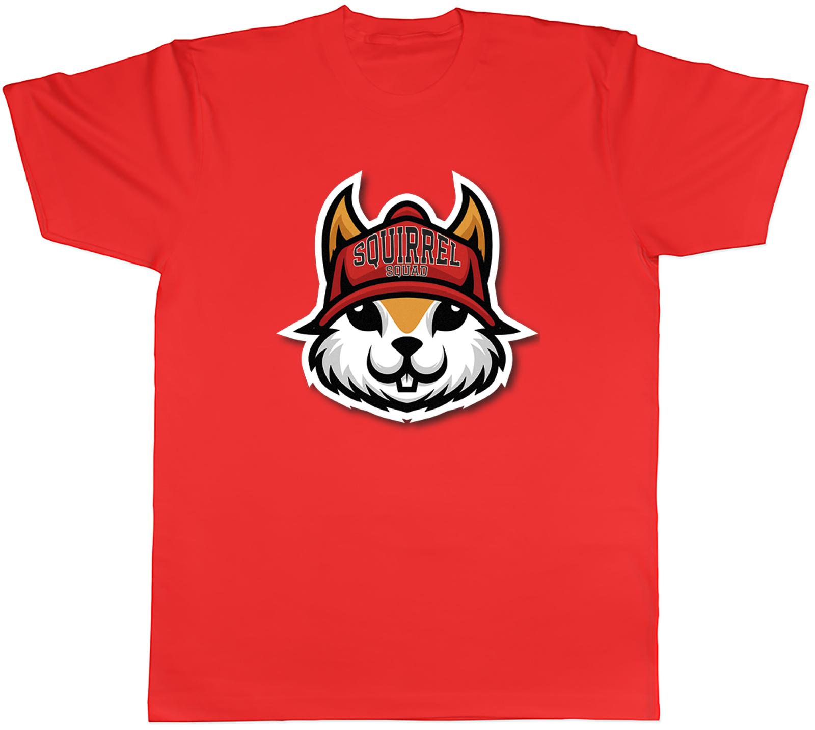 Squirrel Squad Unisexs TShirt Bushy Tail Nut Lover Tee Gift S