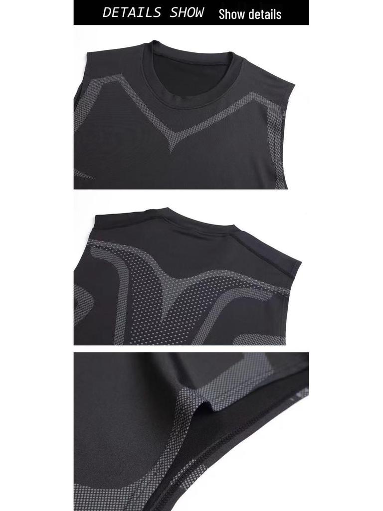 Men's Quick-Dry Sports Vest - Marathon & Basketball Sleeveless Base Layer.