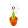 Cartoon Writing Signing Pen Soft rubber Sunflower Ballpoint Pen Sunflower Bonsai Ballpoint Pen
