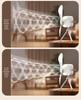 Rechargeable Remote-Control Small Ceiling & USB Fan for Dorms & Camping