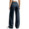 Women's Casual High Waist Wide Leg Stretchy Sweatpants with Pockets for Workout and