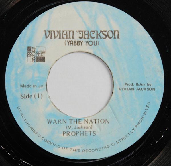

7inch Record PROPHETS Warn The Nation NONE Prophet Record Jamaica Reggae Ska Dub Used