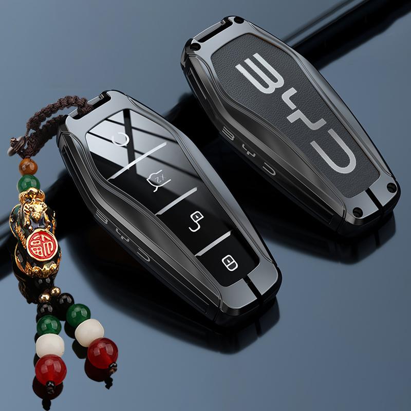 Auto NFC Kaart Afstandsbediening Sleutelhoes Fob Hoes Beschermer Houder Shell Voor BYD Tang DM Han EV Song PRO Qin PLUS DMI Sleutelhanger Accessoires